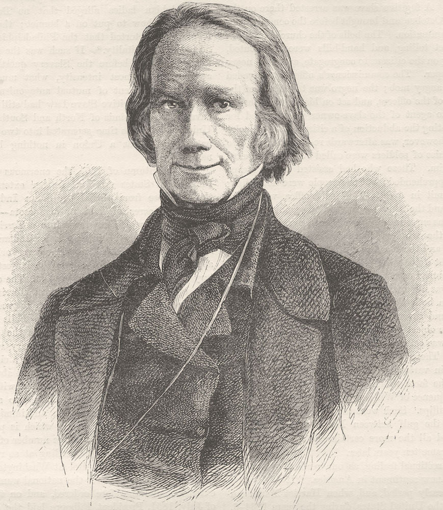 POLITICS. Henry Clay c1880 old antique vintage print picture
